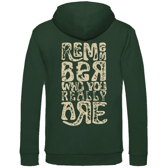 Hoodie Organic Cotton Remember who you really are  | B&C WU33B